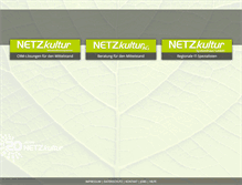 Tablet Screenshot of netzkultur.de